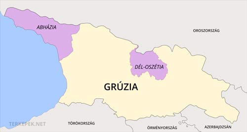 Grúziától elszakad de facto államok